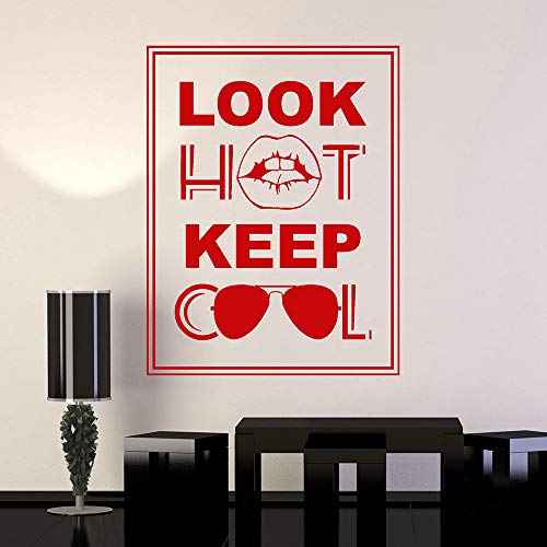 Preisvergleich Produktbild Inspirieren Angebot Frau Schönheitssalon Mode Vinyl Wandtattoo Wohnkultur Kunst Wandbild Wall Stic 57x78 cm