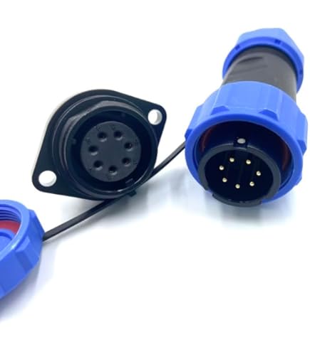 5 Pezzi Connettori Aviation SP13 A 2 Poli, IP68 2 Pin Connettore - Foto 6