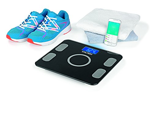 TV Unser Original 01541 VITALmaxx Körperanalysewaage Bluetooth, schwarz - 4