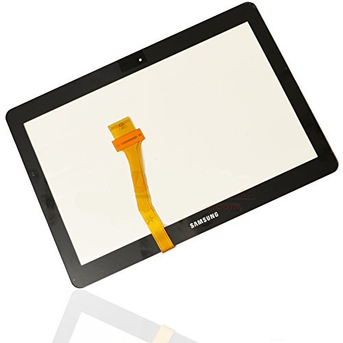 Display Glas für Samsung Galaxy Tab Tablet 2 P5100 P5110 Glass Touch Screen Front Scheibe GT-P5100 und GT-P5110 Schwarz + Kleber