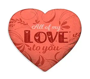 DreamVio Love Heart Shaped Velvet Cushion/Pillow/Plush for Gifting on Birthdays,Anniversaries, Valentine Day Color - Multi (Size- 15x17 inch) Shape 14