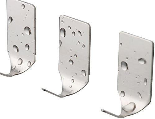 GABBREIN 16 Pack Towel Hooks Robe Coat Stainless Steel Adhesive Wall Hanger For Bathroom Kitchen