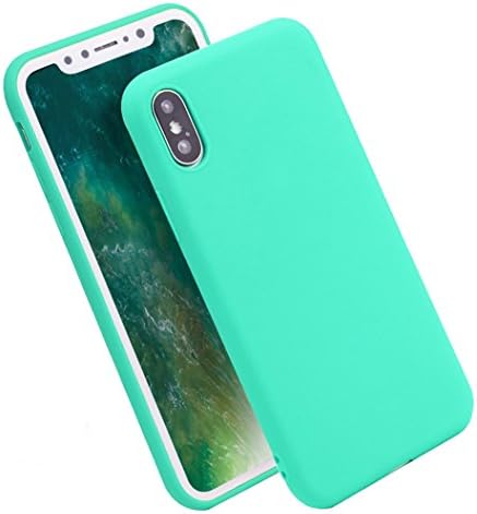 iPhone X Case, Marktol Ultra Slim Soft TPU Silicone Back Flexible Rubber Bumper Protector Cover Case for iPhone X - All 6 Colors (Mint)