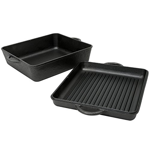 DOSQ Dutch Oven Pan, Gusseisen Kochtopf, Gusstopf - 4