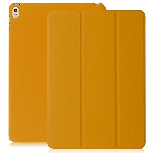 KHOMO iPad Pro 9.7 Zoll Hülle Case Orangenes Gehäuse mit doppelten Schutz ultra dünn und leicht, Smart Cover Schutzhülle fur das Neue Apple iPad Pro 9.7 - Dual Orange