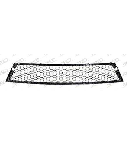 Par De Rejillas De Radiador Para Seat Alhambra 2001-2010 - Plástico Negro, Fácil Instalación