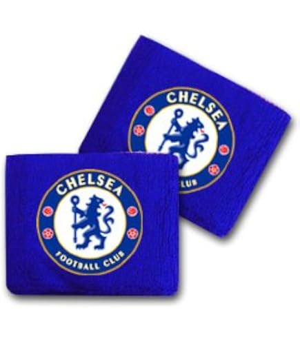Hy-Pro Chelsea FC - Lot De 2 Bracelets Anti-transpiration - Coton évacuant L'humidité - Officiel - Unisexe