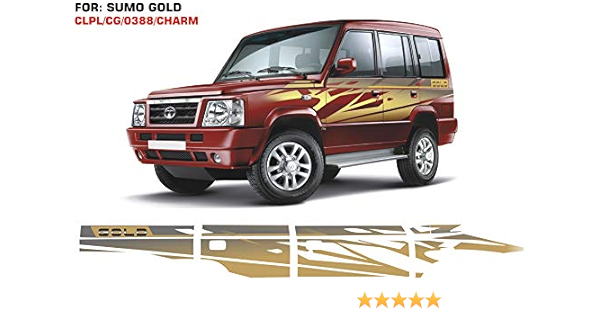 automaze car body stickers graphics for sumo gold gold colour both sides model 0388 amazon in car motorbike automaze car body stickers graphics for sumo gold gold colour both sides model 0388