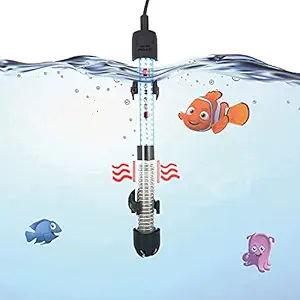 My Pet Project - Aquarium Tank rs Heater Fully Automatic with Temperature Control knob for Marine Freshwater Tropical All Fishes (100watt, 200watt, 300watt) (200watt)