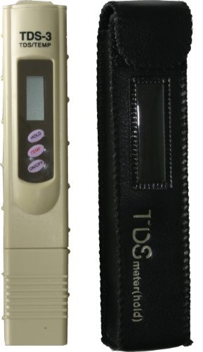 Meter TDS EZ Digital para Pruebas de Calidad del Agua - TDS-3 Beige