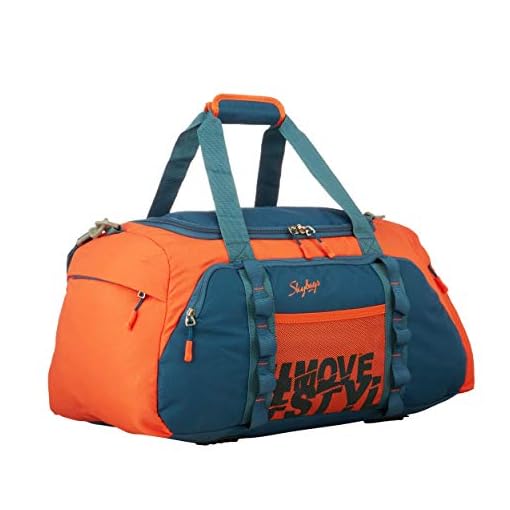 Skybags Polyester Solid Pattern Hustle Duffle Bag 55 (Orange, Small), 33 Cm,W-33 Cm - Image 3