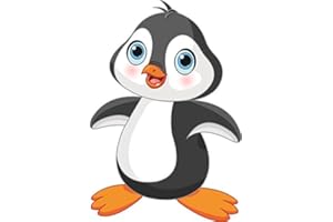 U24 - Adesivo per auto, motivo: pinguino