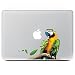 Produktbild MacBook Aufkleber, Chickwin Creative Pattern dekorativ Film Notebook Sticker Skin personalisierte Aufkleber MacBook Pro Air 13" Decal (Papageien)
