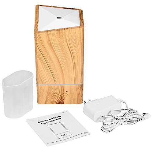 NexGadget Aroma Diffuser, Holzmaserung Luftbefeuchter 200ml Ultraschall Humidifier Duftzerstäuber Essential Oil Diffuser Purifier für Schlafzimmer,Yoga, Büro, Baby-Raum,SPA, Massage Salon - 8