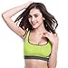 Jewelry_Awesome Komfort Damen Starker Halt Gepolsterter Push up Ohne Bügel Sport BH Bustier Sports Bra Top Für Yoga Fitness-Training (L, Olivgrün)
