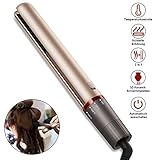 ☆2 in 1 Haarglätter und Lockenwickler: JUHALL Profi Haarglätter mit Lockenwickler Funktion, damit können Sie Ihre Haare glatten, geschwungenen, locken. Und mit dem ergonomischen All-in-One-Design und die 360° schwenkbare kann es die Frisur noch schöner machen.
