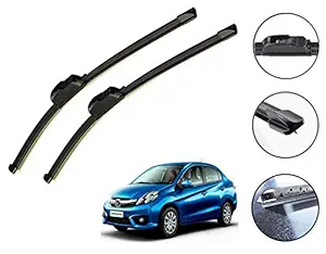 Auto Hub Car Wiper Blades for Honda Amaze Old - Set of 2 Pcs (D-22,P-14)