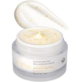 d'alba Piedmont Italian White Truffle Vitamin Capsule Cream Glass Skin with Vita-Wax Oil Capsules, Deep Facial Moisturizer, S