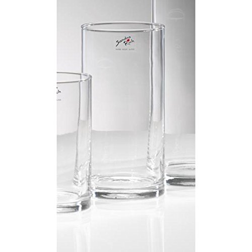 10er SET Glasvasen CYLI, Zylinderform, H 20cm, Ø 10cm, zylindrisch, Sandra Rich