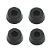 Produktbild Gummifuss Gehäusefuss konisch 15x12mm 4 Stück schwarz (0174)