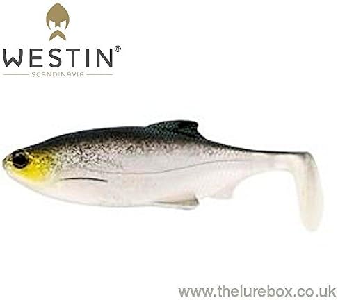 Westin14 cm Ricky The Roach Shadtail Rubber Fish 42 g Colour: Headlight
