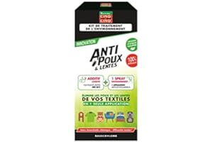 Kit De Traitement De L'environnement Anti-poux & Lentes Cinq Sur Cinq