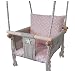 Produktbild Golden Kids Babyschaukel Babysitz Baby Kinderschaukel Holz Stoff Schaukel zum Aufhängen Baumschaukel (Rosa)