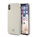Produktbild Mercedes-Benz MEHCPXSILBE Silicon Cover mit Mikrofaserfutter Liquid für iPhone X/XS, Beige