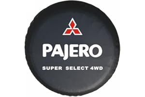 GNTHERF Housse Roue Secours de Voiture, pour Mitsubishi Pajero Sport I 2002-2008 Étanches à Poussièrecouvercle de Protection Accessoires Modification Extérieurs,B 15in