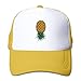 Produktbild Nizefuture Upside Down Pineapple Mesh Trucker Caps/Hats Adjustable for Unisex Black