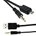Price comparison product image SAMTECH Audio Cable Data Cable / Charging AUX Cable Lead Auxiliary Cable fit for iPhone 5, iPhone 5s, iPhone 5c , iPod Touch 5G, iPhone 6 in black