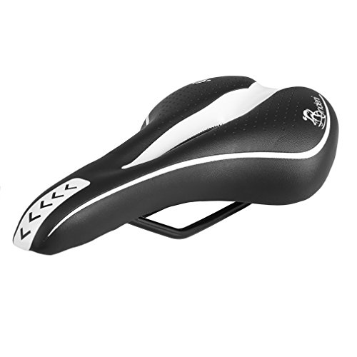 Ondeni Fahrradsattel mit wasserdichter Fahrradsattelbezug MTB Gel Sattel Mountainbike Sattel City Tourensattel Trekking Rennrad Sattel - 2