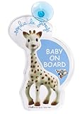 Sophie The Giraffe Baby On Board Flashing Car Sign Vulli