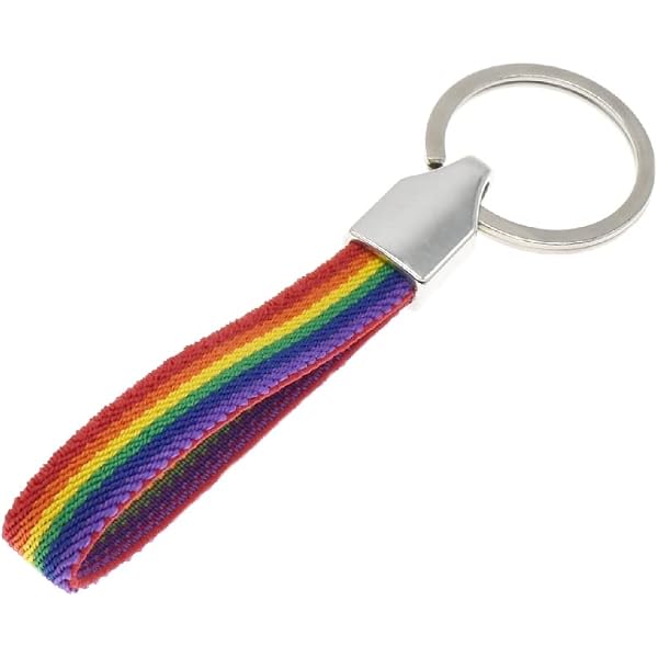 HAND-PRO Braccialetto LGBT Arcobaleno In Tessuto – Regolabile, Nastro 16x300mm – Orgoglio Gay - 3