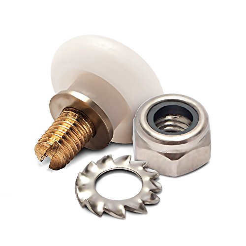 8 Rolle für schiebetür Rollen für duschkabinen Türrollen für die Dusche B16 16mm - 2