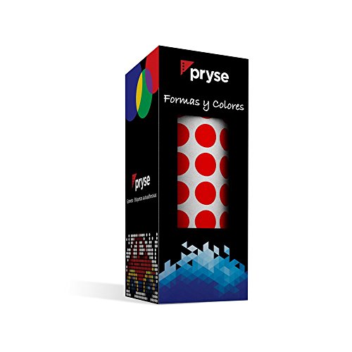 Pryse 1041020 - Gomets etiquetas adhesivas  color rojo