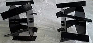 Kiston Tiller Blade Set (L+R) for All Type Tiller Attachment (Brush Cutter) -Type Wave