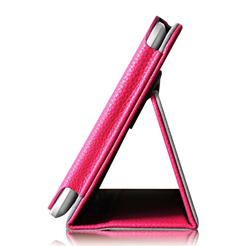 Fintie Acer Iconia Tab 8 A1-840 FHD Hülle – Hochwertige Kunstleder Slim Fit Stand Case Cover Schutzhülle Tasche Etui für Acer Iconia A1-840 FHD (8 Zoll) Tablet, Magenta - 7