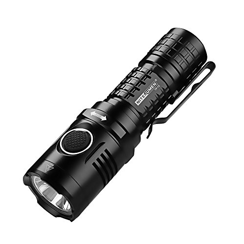 Das Set für USB aufladbare Taschenlampe wiederaufladbare wasserdichte Taschenlampe,professionelle Ultra-Bright 1000 Lumen von CREE XP-L V5 Taschen-Größe LED-Taschenlampe,5 Licht-Modi-NITENUMEN TP12