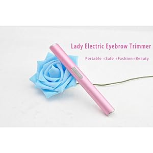 Electric Portable Eyebrow Shaver Trimmer Lady Eyebrow Razor Knife Perfect for Shaving Body Hair Remover（Lovely Pink） - Image 2