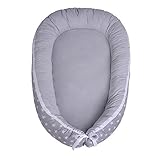 LULANDO multifunktionales Babynest Kuschelnest Babynestchen (80 x 45 cm). Weiches und sicheres Baby-Reisebett Babybett Nestchen für Neugeborene. - 2