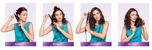 Philips ProCare Lockenstab (Schutzbeschichtung,Curl Ready-Anzeige) HP8619/00, violett - 2