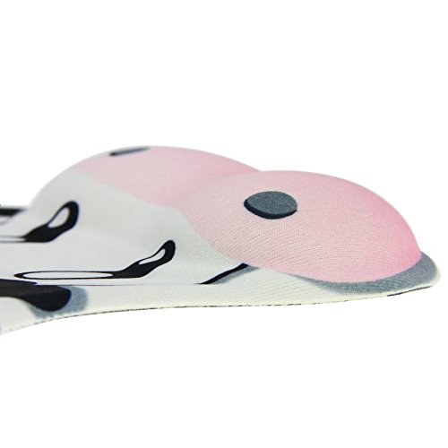 LY® Neu Mauspad mit Handgelenkauflage Computer Spiele Mauspad 3D Cartoon Kühe - 9