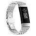 Produktbild BZLine Für Fitbit Charge 3 Gesundheits und Fitness-Tracker, Einfaches Schnelles Ersatz Edelstahl Handgelenk Armband Bügel für Fitbit Gebühr 3 Fitness Aktivität Tracker Smartwatch Sport Uhr