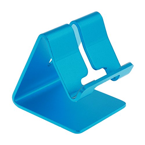 Baoblaze Moda Porta Cellulare Smartphone Sospeso Stand da Tavolo Scrivania - Blu