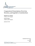 Image de Congressional Commissions: Overview, Structure, and Legislative Considerations (English Edition)