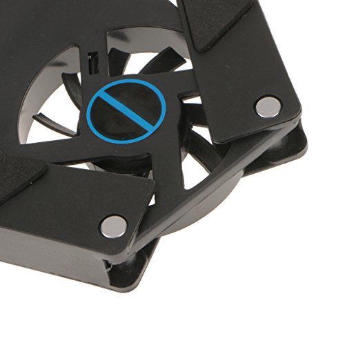 Gazechimp Faltbar USB Kühlventilator mit 2-Lüfter Laptop Notebook PC Kühlerlüfter