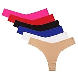 SHEKINI Mujer Sin Costura Interior Braguitas Brasileña Tanga Pantalones...