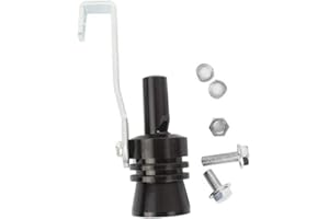 YMHAPP Car Turbo Whistle Universal Aluminum Car Turbo Sound Exhaust Muffler Pipe Whistle Muffler Sounder Simulator for All Vehicles Models（XL)