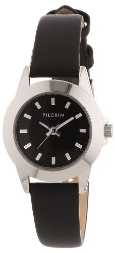 Pilgrim Damen-Armbanduhr XS Analog Quarz Leder 701246104